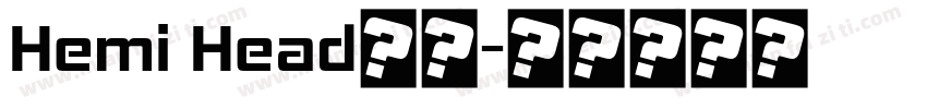 Hemi Head字体字体转换